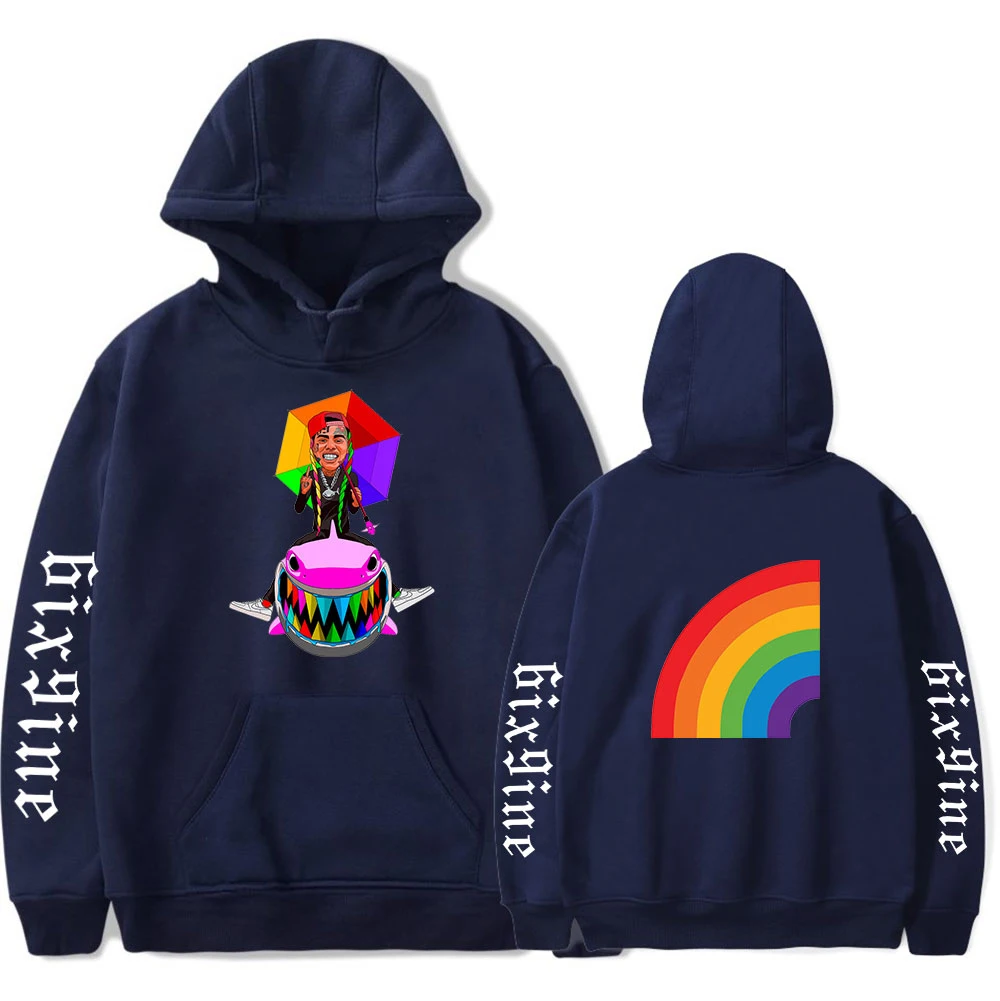 

New 6ix9ine Hoodie Streetwear Fashion Hip Hop Sweatshirts Men Women Album GOOBA Pullover Harajuku Vintage Hoodie Unisex Clothes