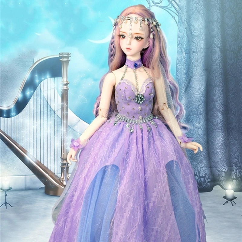 26 подвижные суставы BJD кукла 1/3 с Полный комплект одежды Искусственные парики