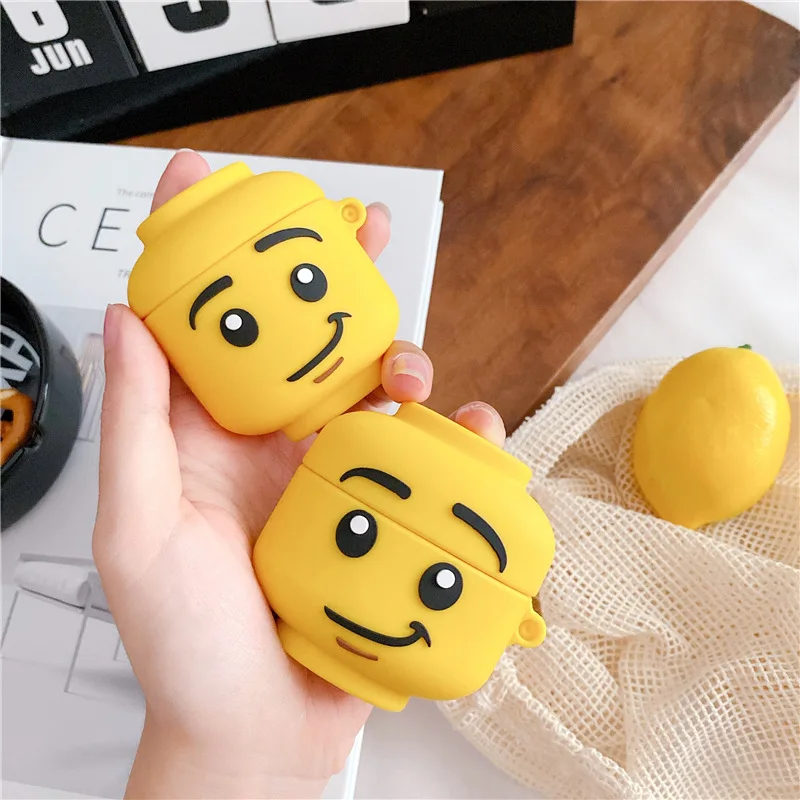 

For Airpods Case,3D Cartoon Cute Toy Boy Case For Airpods 1/2 Case Silicone Protective Earphone Cover For Airpods Pro Case