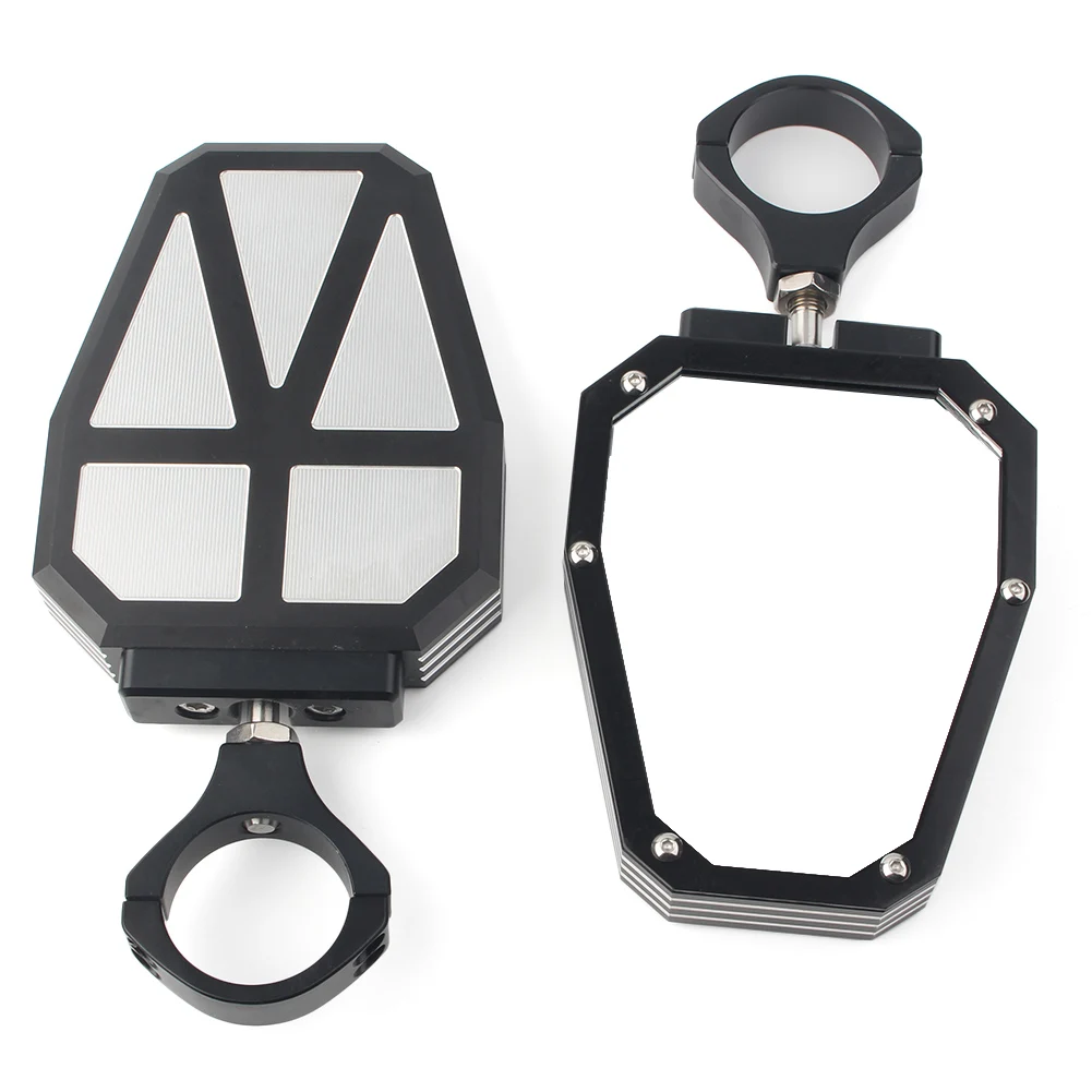 

6061-T6 Aluminum Side Rear View Mirror 1.75" Roll Bar Clamp UTV Mirrors for Polaris Ranger RZR XP 4 2002-18 Honda Pioneer 1000