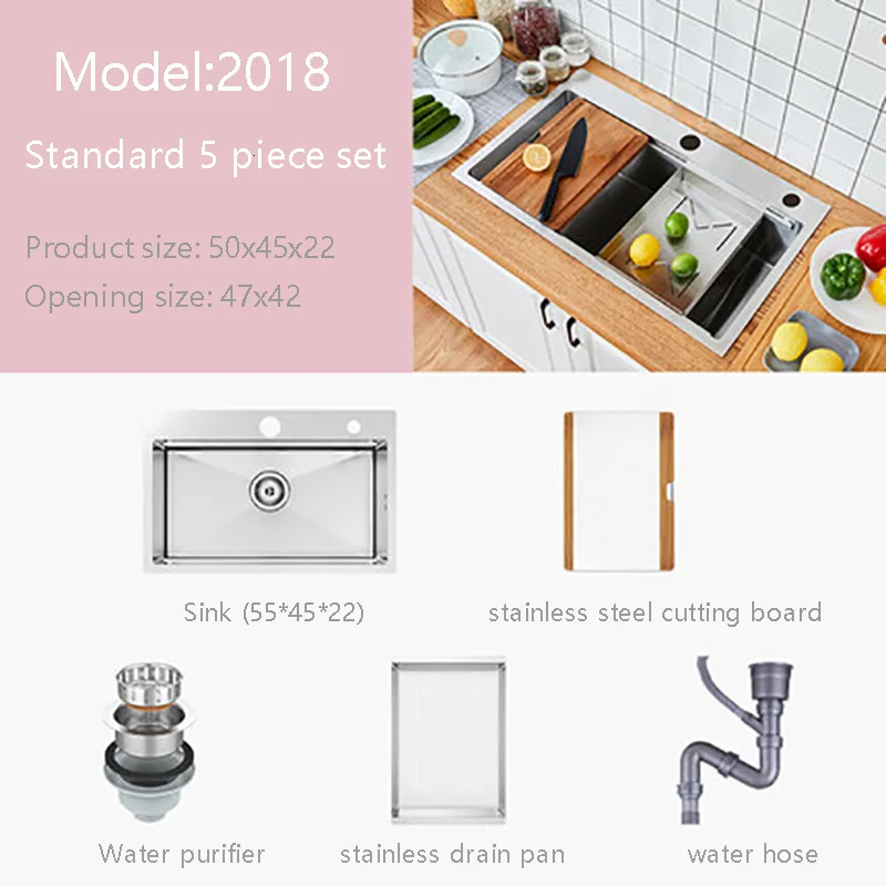 Model2018 MenSARJOR многофункциональная кухонная композитная ручная оболочка 50л корпус из нержавеющей стали - Цвет: Model2018