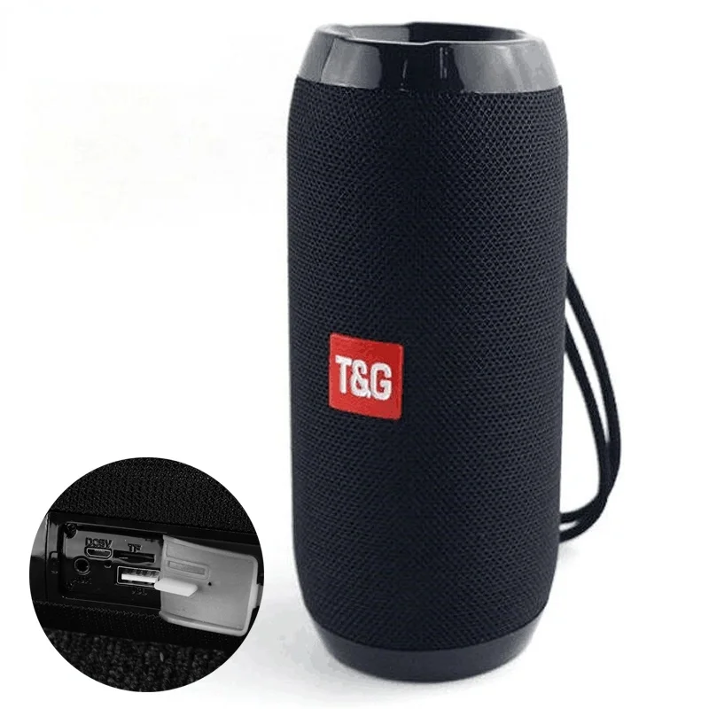 

TG117,Bluetooth Speaker,Wireless Bass Column Portable Speakers,Waterproof,Outdoor,Loudspeaker,Sound Box,With FM,AUX,TF Card,USB