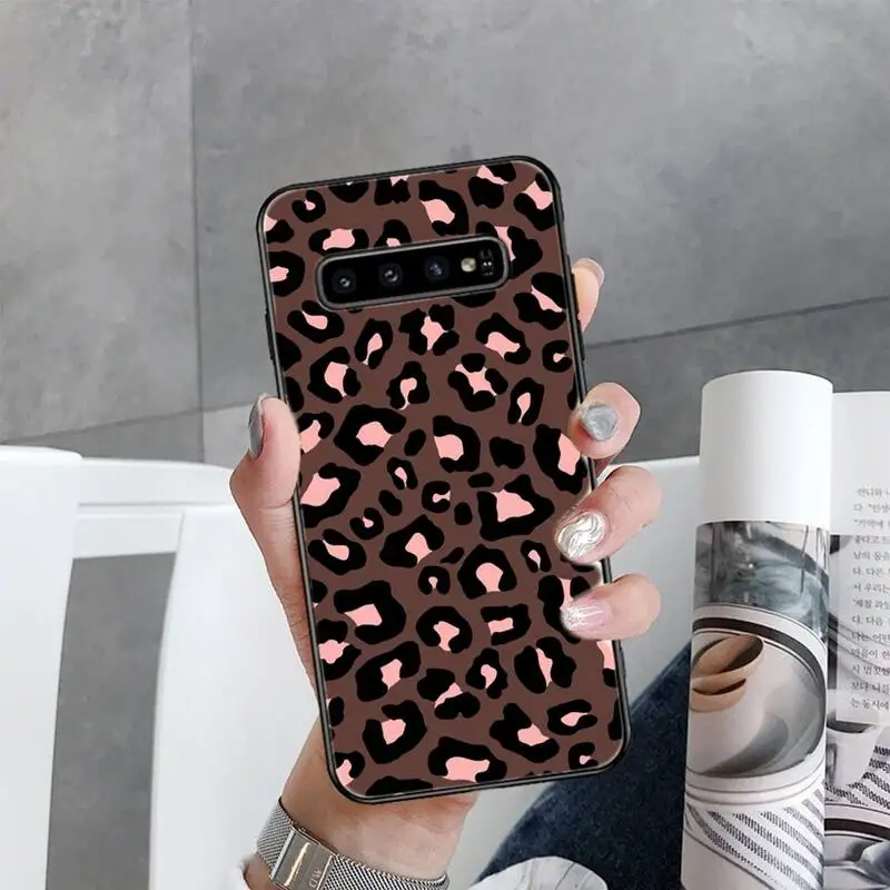 

Leopard Phone Case For Samsung Galaxy S7 S8 S9 S10 S10e S20 s21 s30 plus lite Ultra 5g
