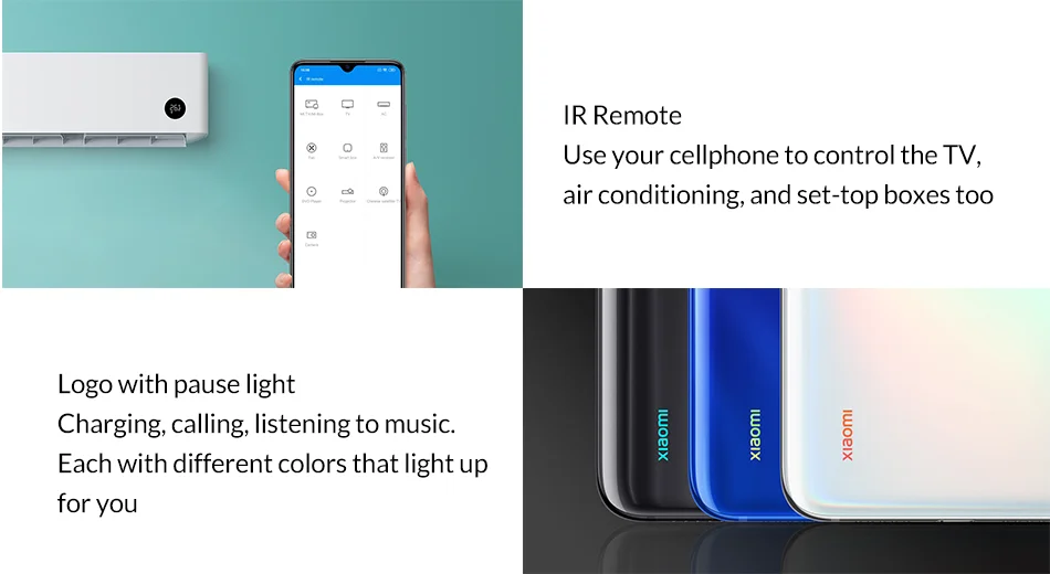 Глобальная версия Xiaomi Mi 9 Lite 6,3" AMOLED 6 ГБ 128 Гб мобильный телефон Snapdragon 710 Восьмиядерный экран отпечаток пальца камера 48 МП