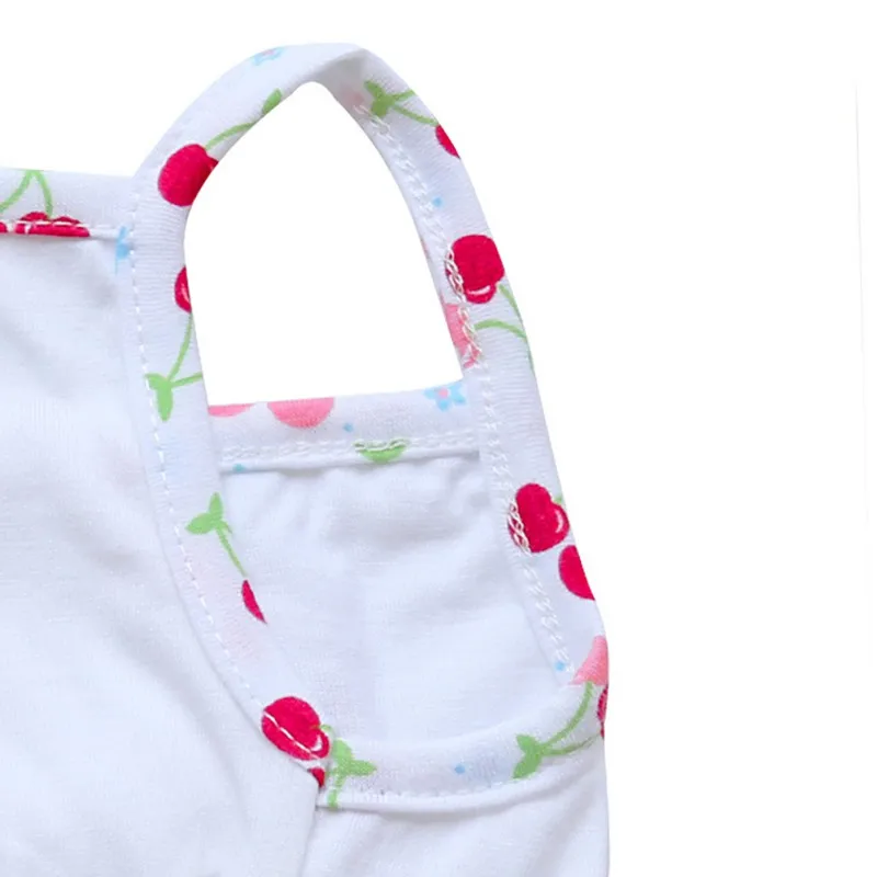 Летнее платье майка для собак и кошек купальный костюм с фруктами Двухслойная