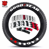 8pcslot car tire decor stickers car tuning 3d permanent pvc joined tire decor decals car tire decoration easy install