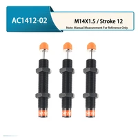 ac stroke ac1412 02 12mm pneumatic oil pressur hydraulic shock absorber hydraulic buffer adjustable manipulator high quality