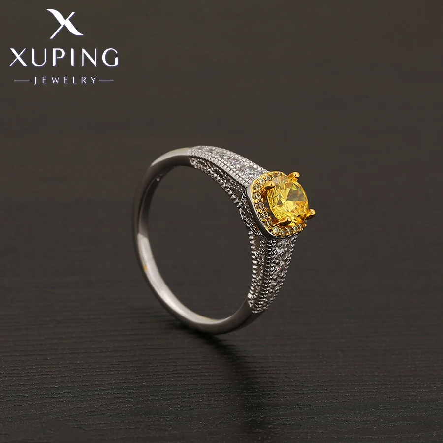 Xuping Jewelry Summer Sale Fashion Rhodium Plated Ring on Promotion for Wedding Party ZBR194