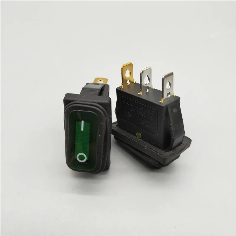 Водонепроницаемый кулисный переключатель ZHRIVOER KCD3 12В/220В