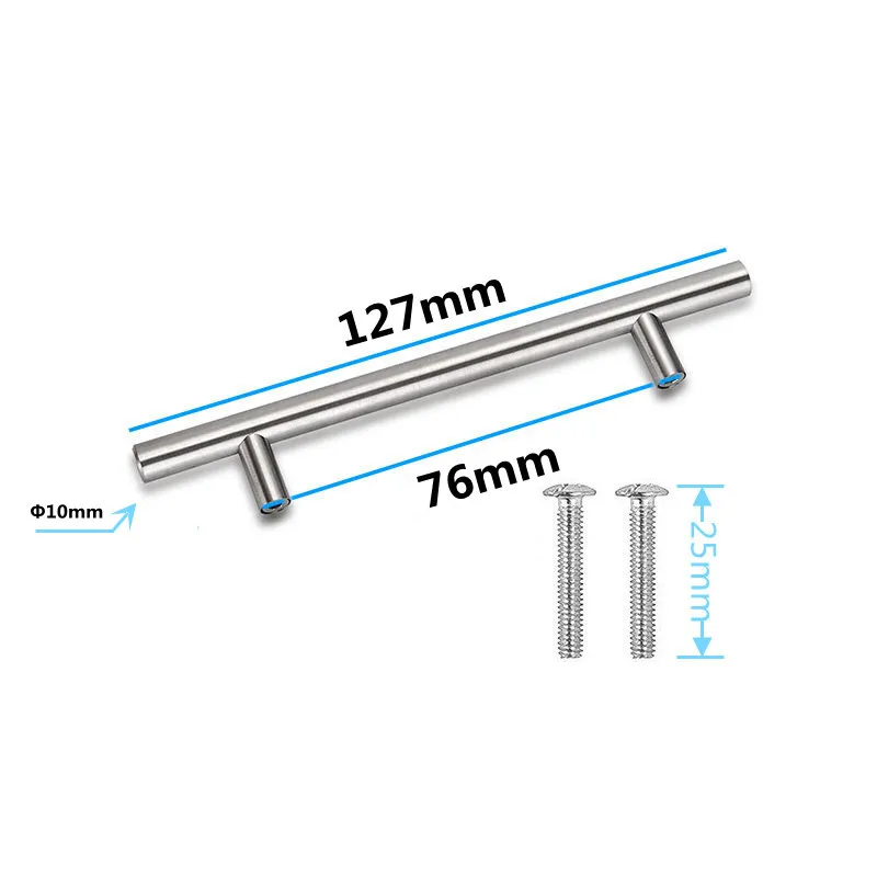 

Ручки для шкафов MAIKAK серебристые из нержавеющей стали