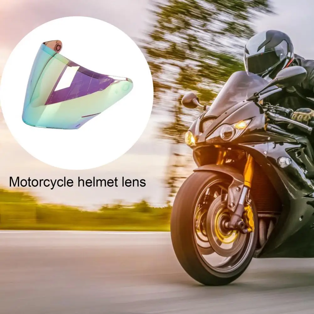 

Защитное стекло для шлема, устойчивое к царапинам, зеркальный мотоциклетный велосипедный шлем, козырек для KYT NFJ, аксессуары для шлема с откр...