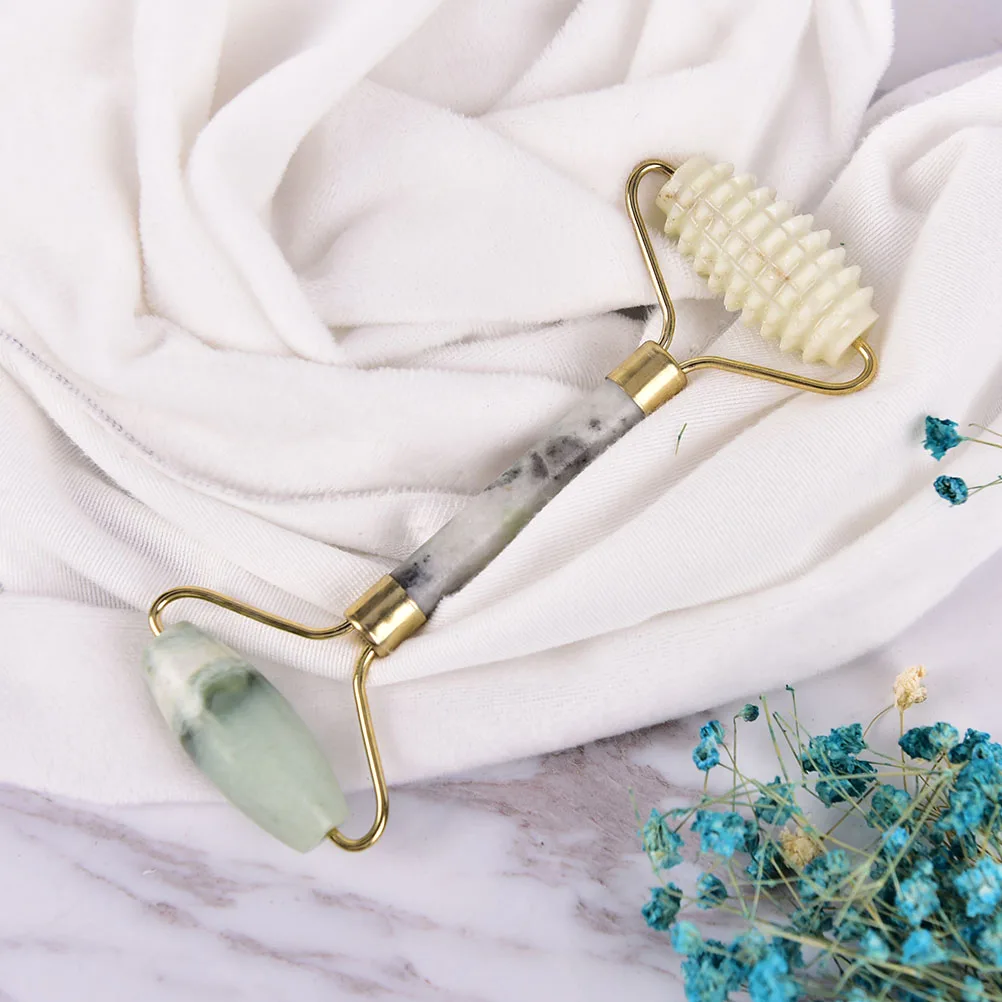 

1pcs Portable Pratical Jade Face Massage Roller Anti Wrinkle Healthy Face Body Head Foot Nature Health Care Tool