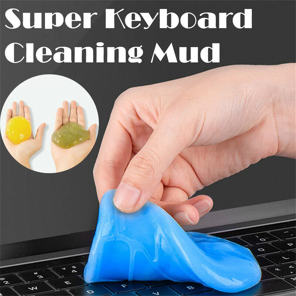 

Keyboard Cleaning Mud Dust Dirt Cleaning Gel Slime Super Clean Magic Car Laptop Keyboard Home Cleaner Decompress Cleaning Mud