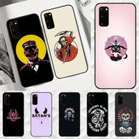 gothic witch satan phone case for samsung a10 a10s m10 m11 m20 m30 m31 s m21 m51 cover coque