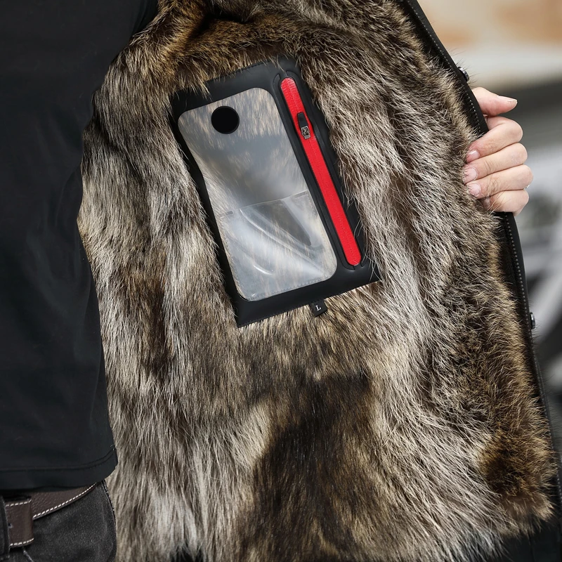 Длинная парка с капюшоном мужское пальто новинка 2021 зимняя Толстая теплая Черная