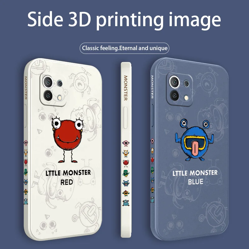 

Optimistic Monster Pattern Phone Case For Xiaomi Mi 11 10T 10 lite 9T Note 10 Redmi Note 9 9T 8 8Pro 7 7Pro 9 9A K40 K30 Cover