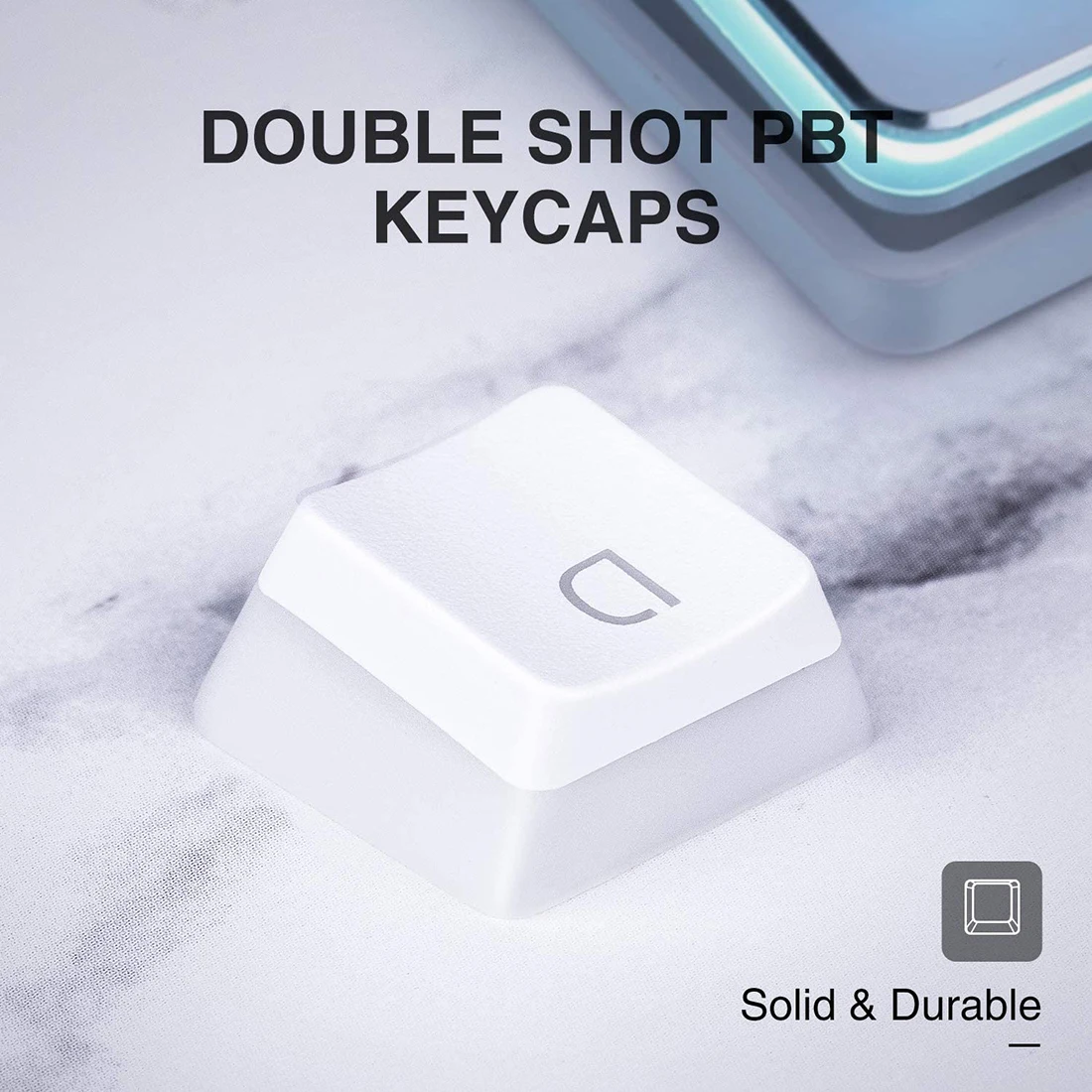 

OEM Profile Pudding Keycaps Double Shot PBT Keycap Set With Translucent Layer For DIY 60% 87 TKL / 104 MX Switch Mech-Keyboards