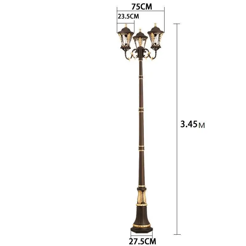 

Strassenbeleuchtung Style Straatverlichting Streetlight Lampadaire Lampione Luminaire Exterieur Plaza Led Off Street Road Light