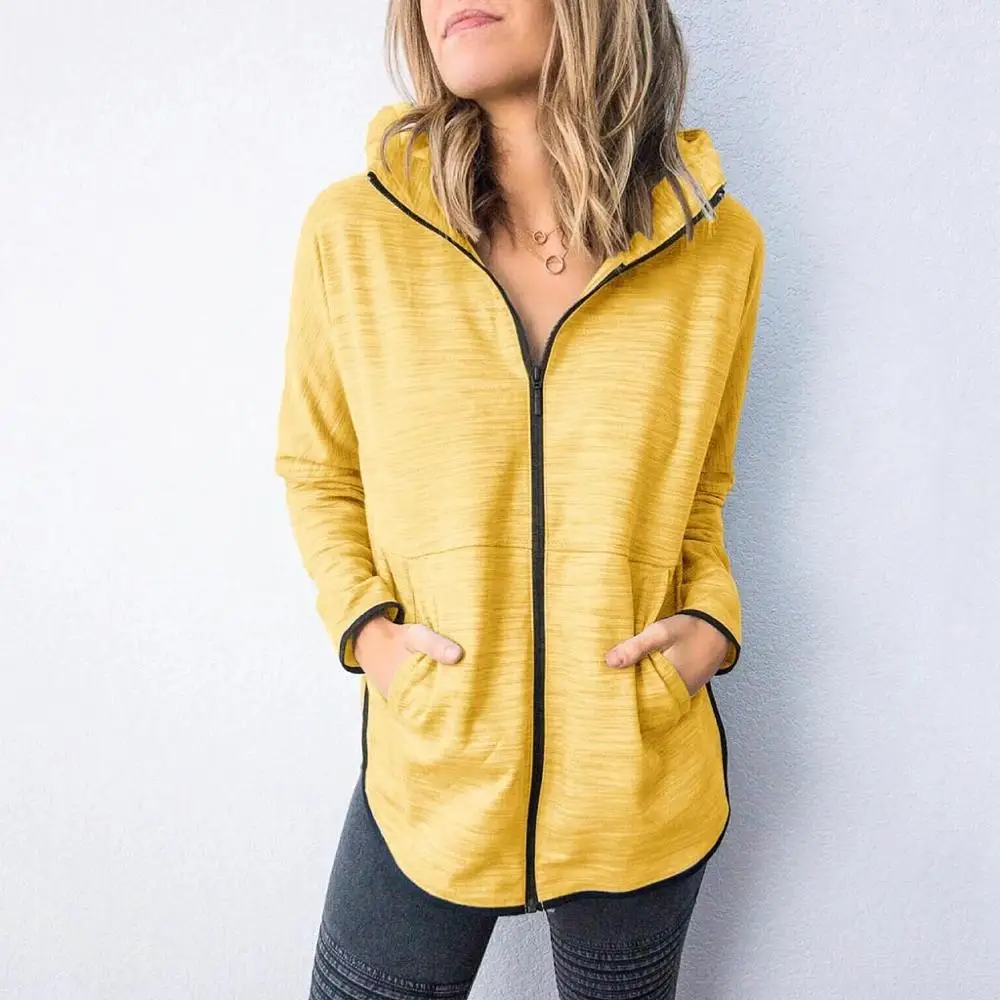 

4X5X Plus Size Sports Hoodie Spring and Autumn Women's 2020 Fashion Casual Zipper Solid Color Sweatshirt Casual New Street Style