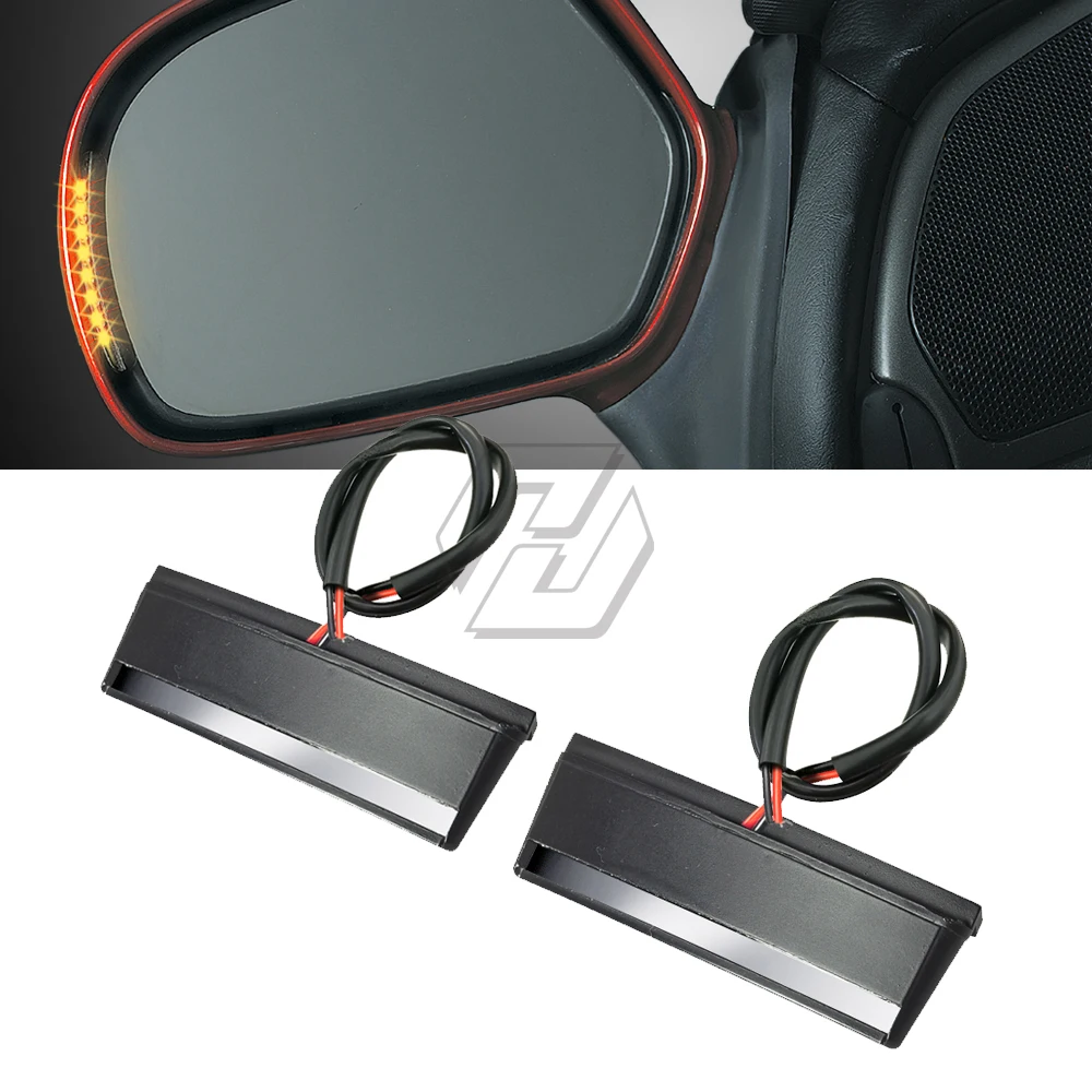 

Motorcycle LED Mirror Light Trun Signal Case for Honda Gold Wing GL1800 ABS GL 1800 2001-2017