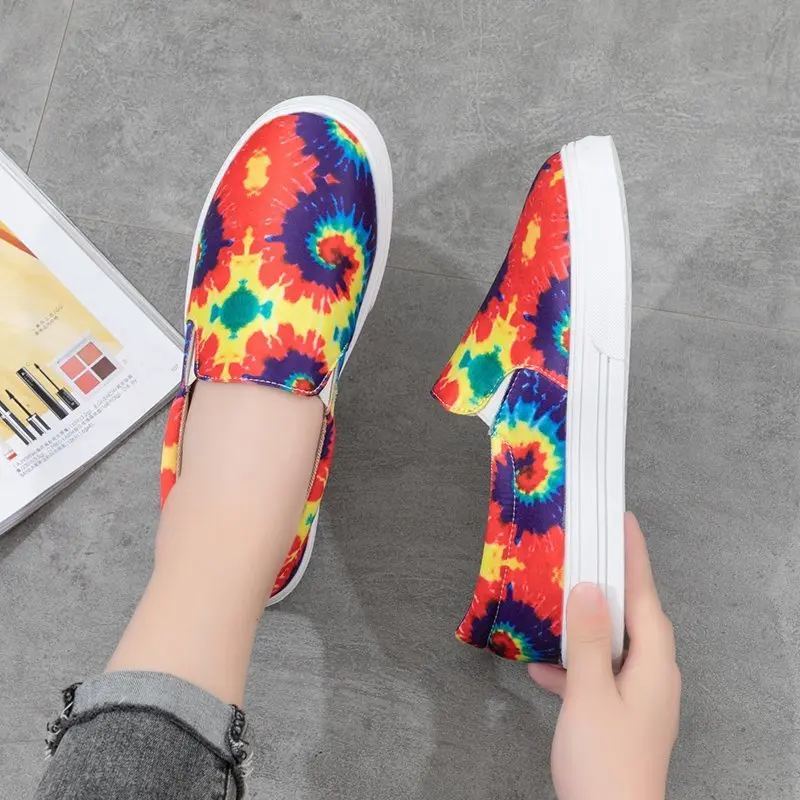 

HotWomen's Autumn Casual Shoes Woman Female Slip-On Flat Platform Shoes Flats Leopard Print Serpentine Zapatos De Mujer