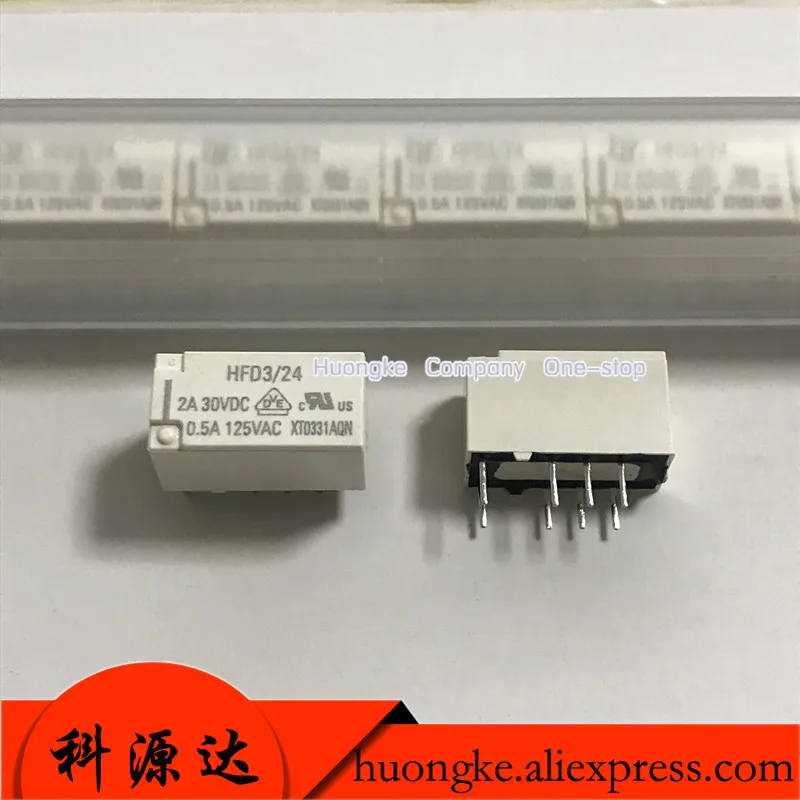 

Реле сигнала HFD3/24 HFD3-24V HFD3/3 -5 -12 -24, 2 А, 3 В постоянного тока, 5 В, 12 В, 24 В, 8 футов, два открытых и закрытых