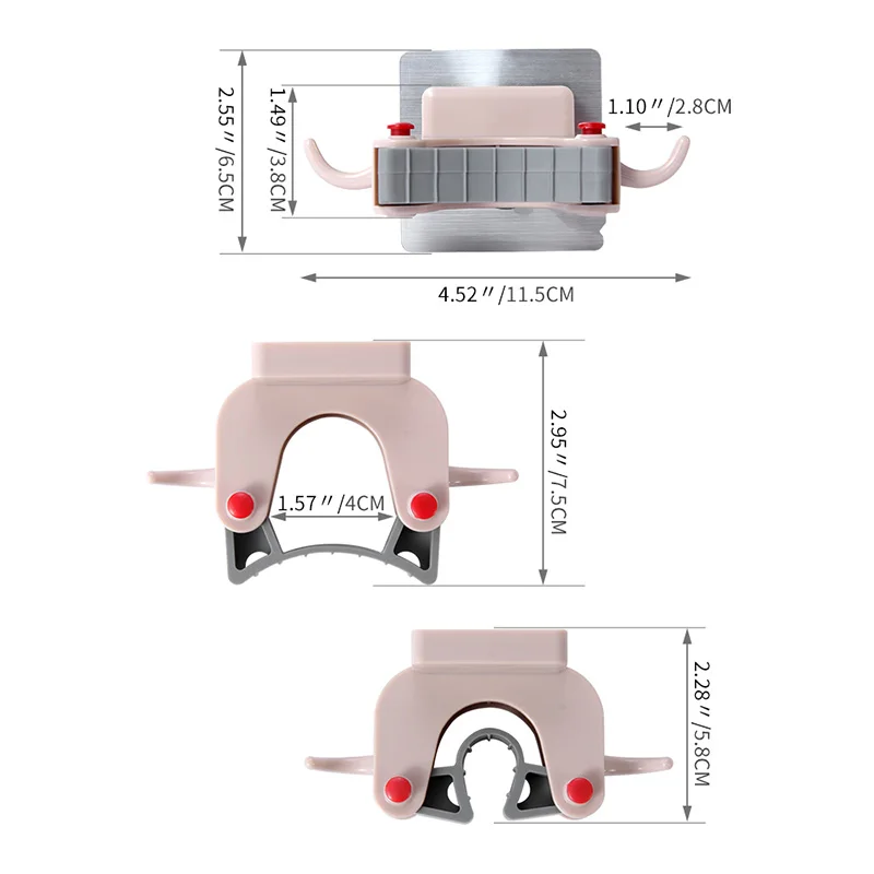 ORZ Швабра Держатель для метлы настенный стеллаж хранения подвесные крючки
