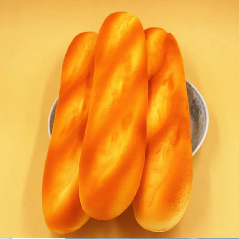 

French Baguettes Kawaii Rising Jumbo Cute Squeeze Stress Kids Gift Pillow Loaf Cake Bread Toy Kitchen Toys