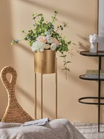 nordic light luxury wind landing flower shelf decoration living room indoor false green plant false flower potted plant