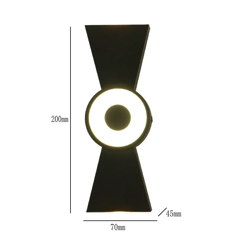 

Outdoor Wall Lamp Waterproof Outdoor Courtyard Wall Light Bedside Living Room Bedroom Aisle Simple Modern Creative Personality