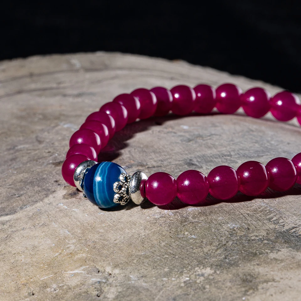 Звезда вселенной Иисус крест Классический шарм Браслет из натурального камня