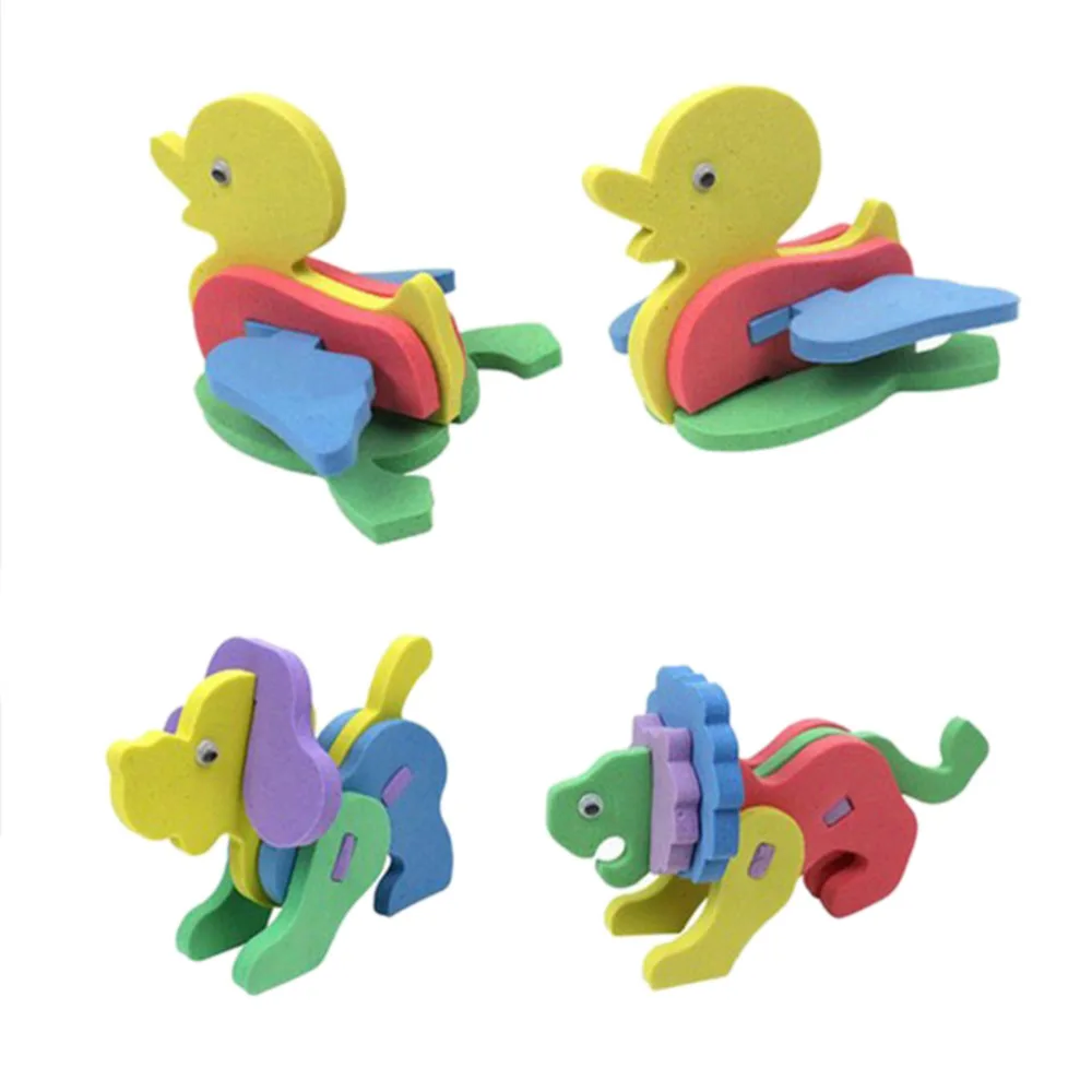 Цветные случайные горячие детские игрушки EVA Foam 3D креативные поделки ручной