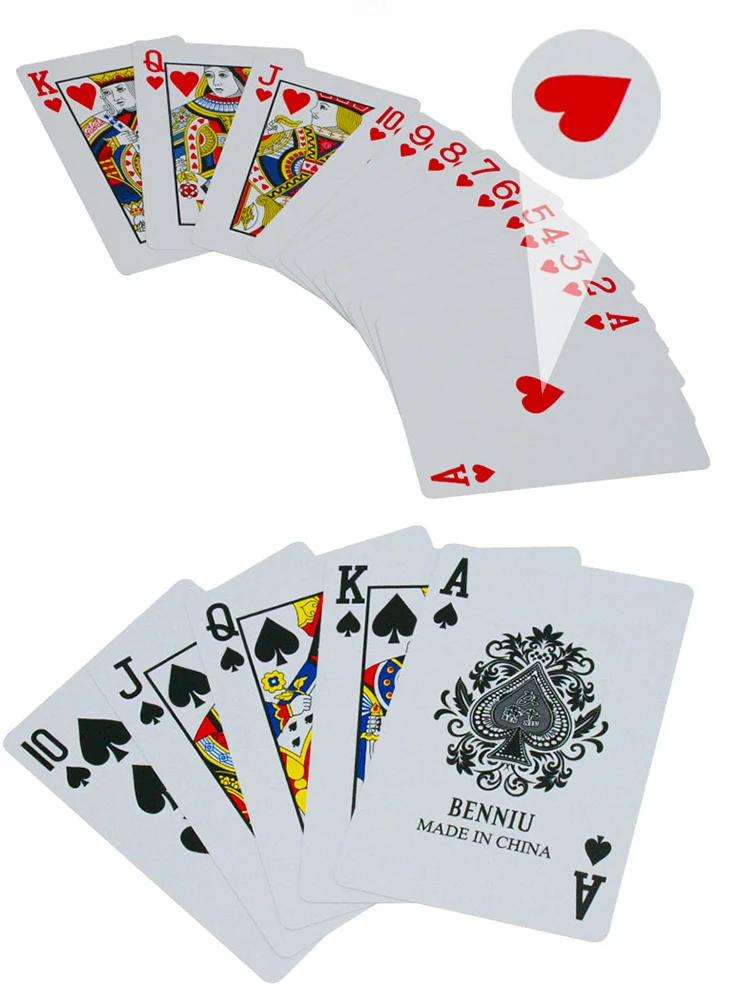 Профессиональные карты Porker пластиковые игральные карты для покера из ПВХ Texas Hold'em 8,8*5,8 cm