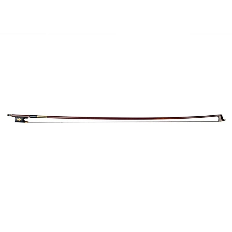 

HOT 4/4 Brazilwood Violin Bow Ebony Frog Bow For 4/4 Full Size Violin Black Horsehair Violin Bow Parts & Accessories