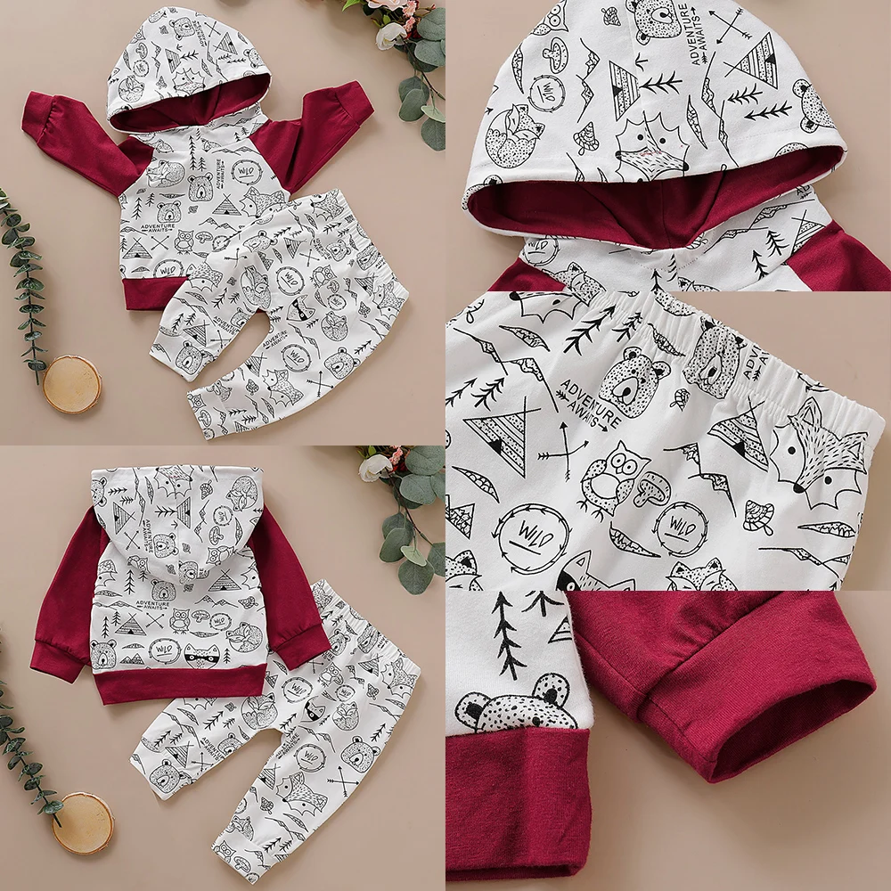 Хит продаж комплект одежды для мальчиков на весну и осень костюмы с принтом