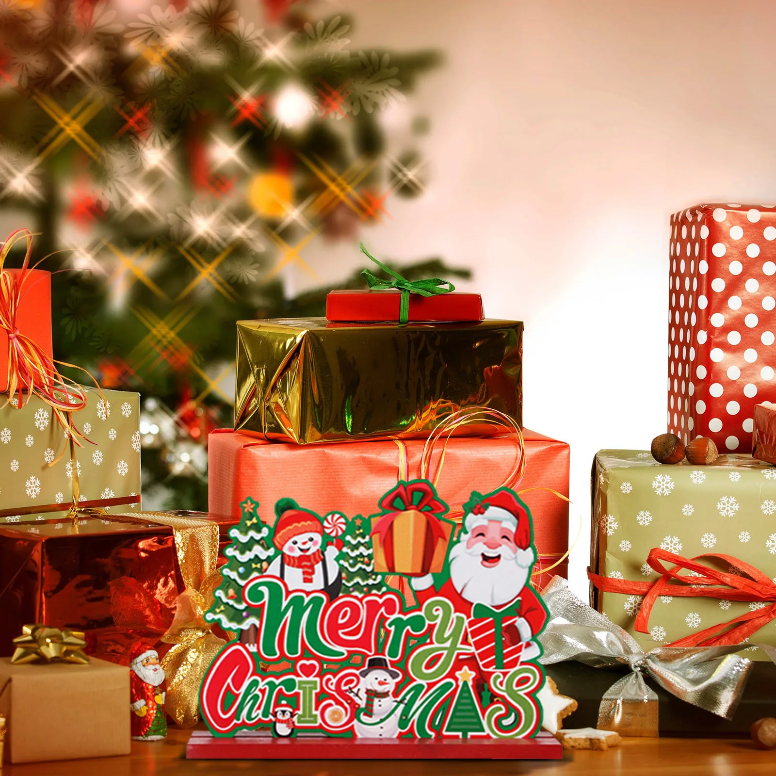 Рождественские украшения Рождественская елка с английским алфавитом для