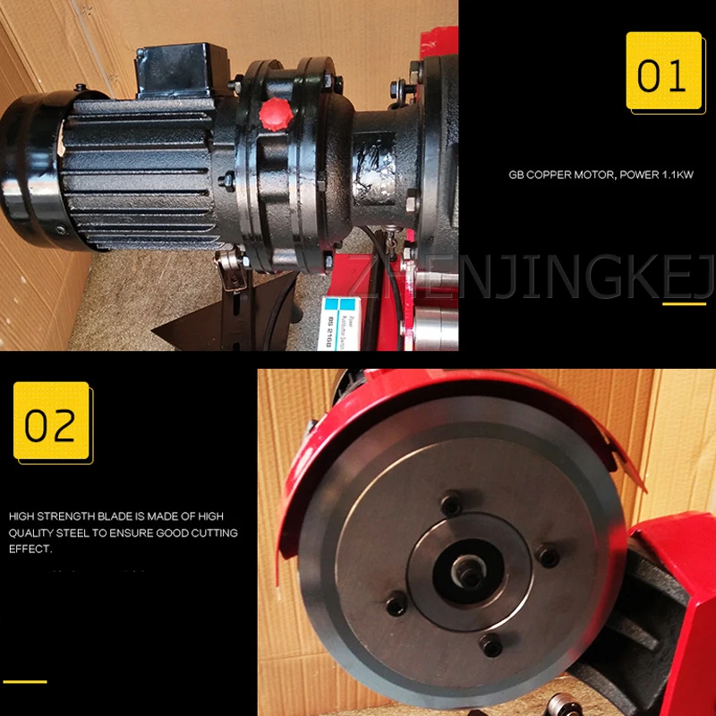 

Red Pipe Cutting Machine Range 76-219 Stainless Steel Pipe Fire Pipe Electric Cold Cutting Machine High Efficiency Cutting Tool