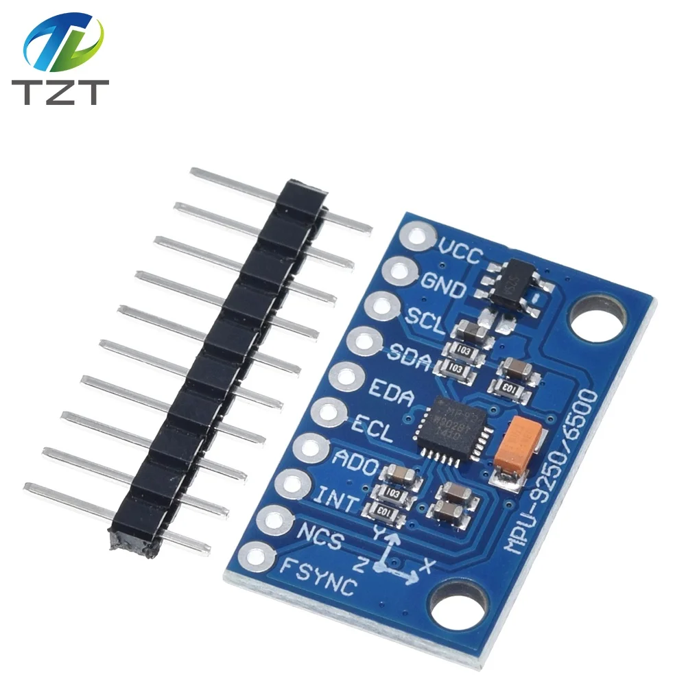MPU 9250 GY 9 осевой датчик модуля I2C/SPI связи Thriaxis гироскоп + трехосный акселерометр