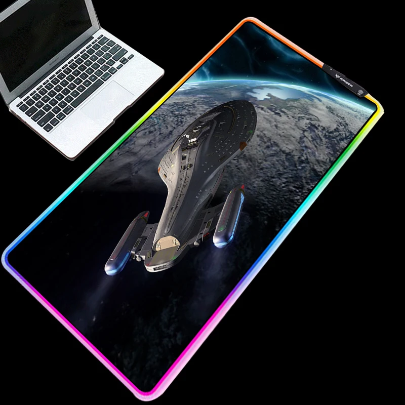 Yuzuoan, большой игровой коврик для игры в Токийский Гуль, светодиодный, RGB, комфортное управление, коврик для мыши, водонепроницаемый, удобный для носки, коврик для освещения, 900X400