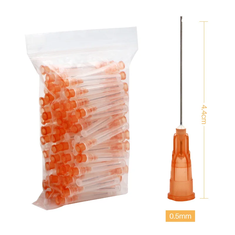 100 шт./пакет стоматологический стерильный Эндодонтический ирригационный шприц 0