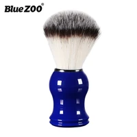 bluezoo nylon hair shavingbrush metal resin handle shaving cream brush scraping brush men care
