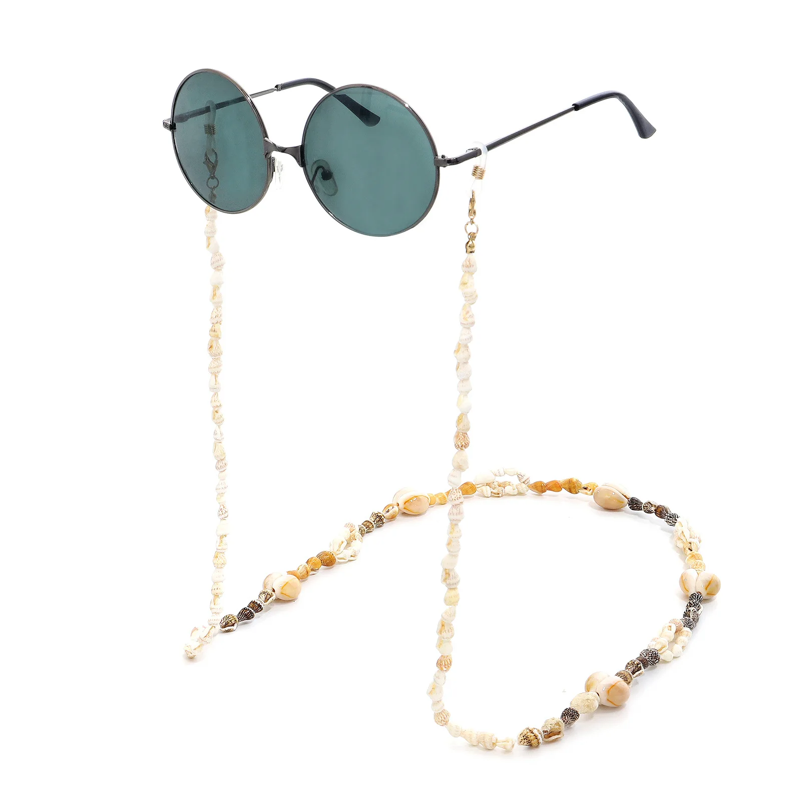 Новинка Нескользящие женские очки ручной работы с маленькими ракушками