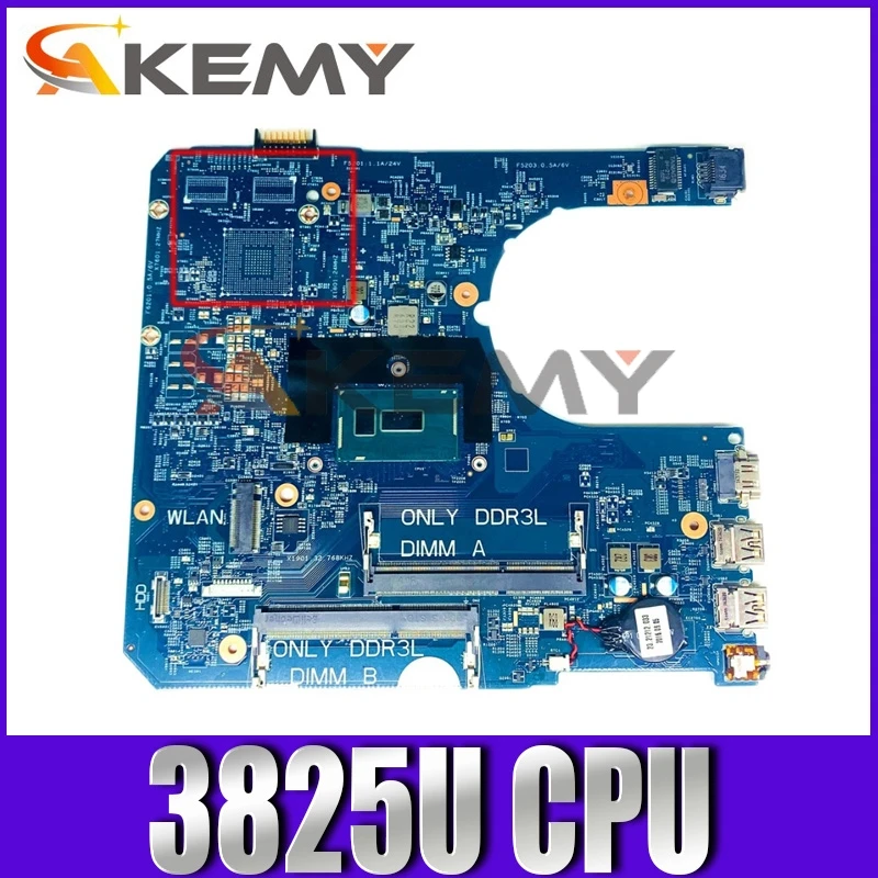 

Оригинальная материнская плата для ноутбука DELL Latitude 3460 3560 14290-2 ПРБ 85GK8 CN-0P9H40 0P9H40 SR24B 3825U Процессор материнская плата