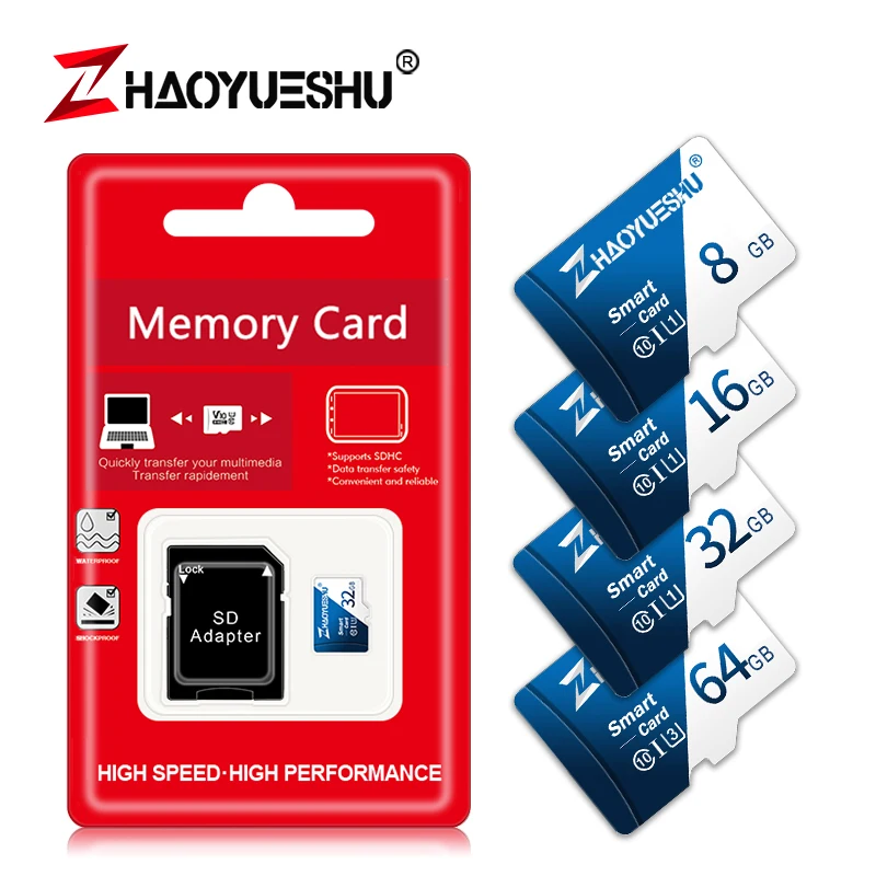 Карта памяти 128 Гб 64 Гб высокоскоростная micro sd/tf карта класс 10 32 Гб mini tarjea microsd 16 ГБ 8 ГБ флэш-карта