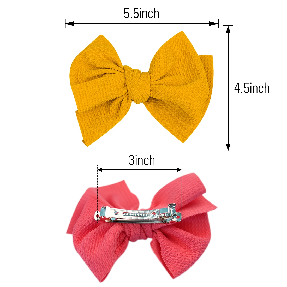 Банты женские атласные с французским зажимом 20 шт./лот 5 дюйма | Аксессуары для