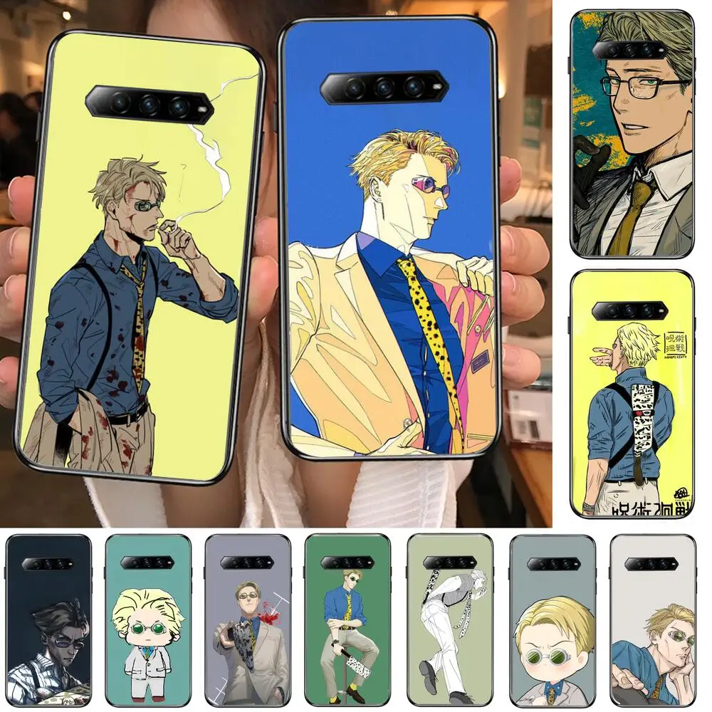 

Kento Nanami Jujutsu Kaisen Phone Case For xiaomi redmi Black Shark 4 Pro 2 3 3s Cases Helo Black Cover Silicone Back Prett mini