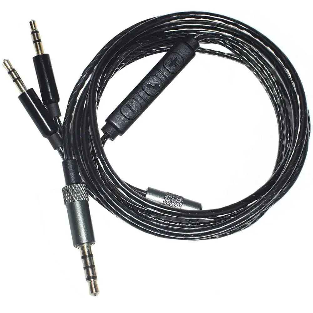 

OFC Replacement Stereo Audio Cable Extension Cord for Sol Republic Master Tracks HD HD2 V8 V10 V12 MFI X3 Ultra XC Headphones