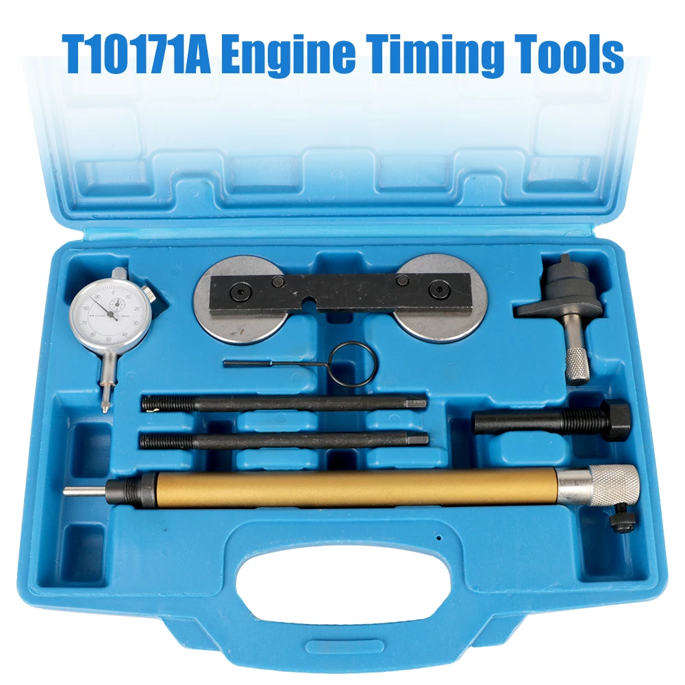

T10171A inc. датчик циферблата Tdc + инструменты для блокировки двигателя инструменты синхронизации 1,4/1.6FSi 1,4 TSi 1,2 TFSi/FSi для VW AUDI Seat Skoda