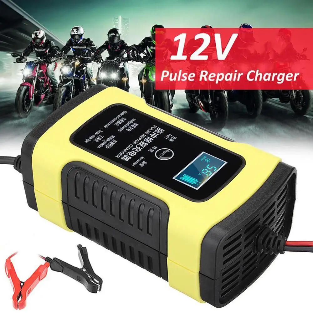 Новое 12В 6А полностью автоматическое зарядное устройство для автомобильного