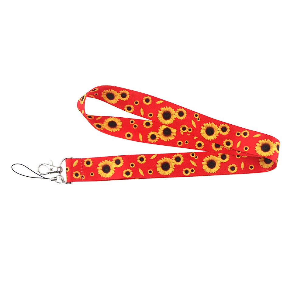 ZF2036 1 шт. подсолнечника Скрытая инвалидности живопись на холсте брелок-шнур